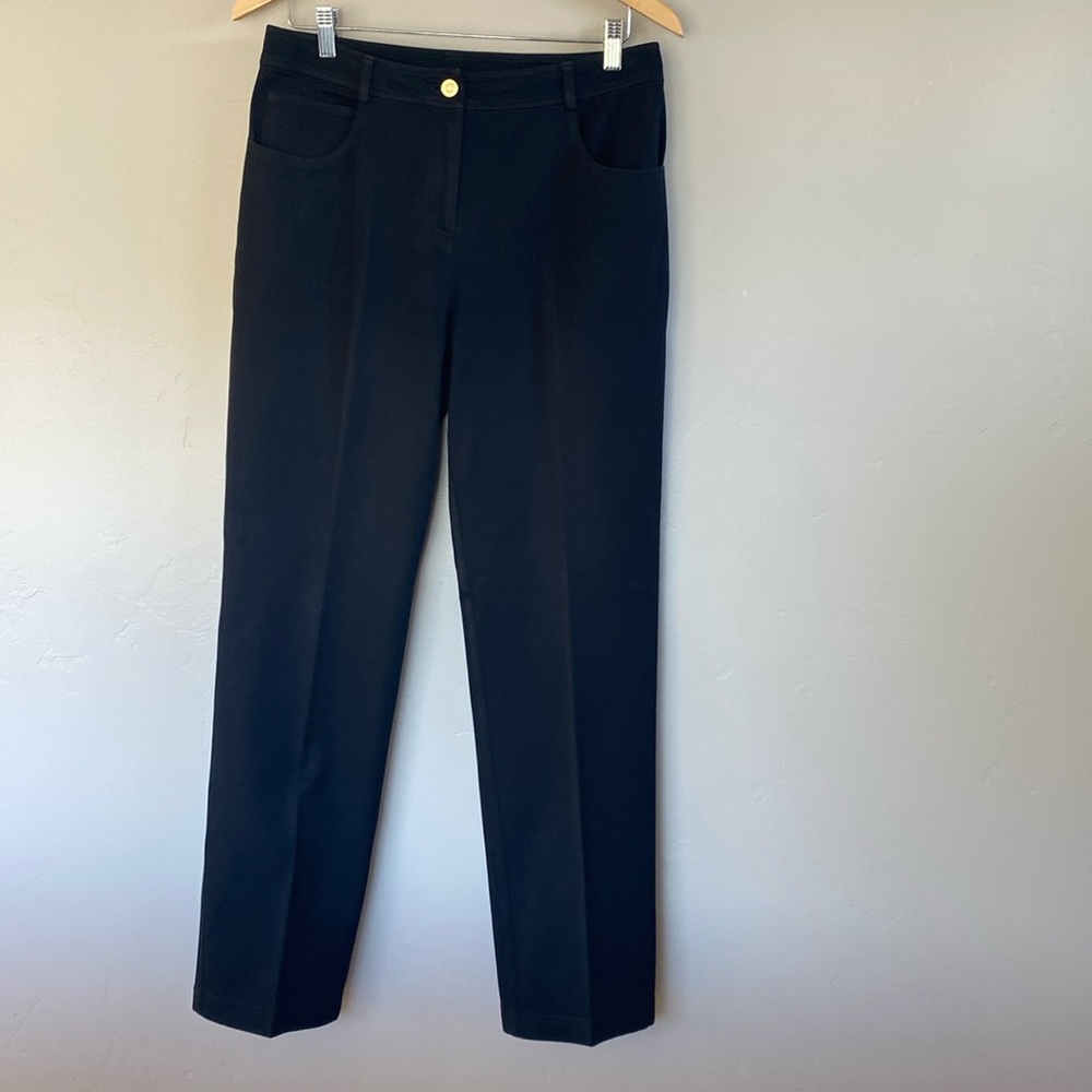 ST.JOHN black stretchy long pant size 6